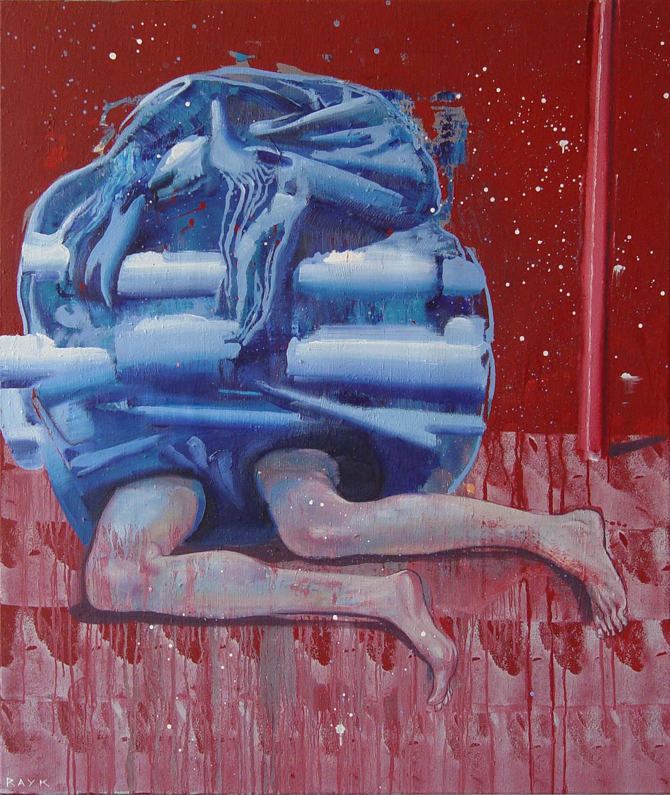 böe,Painting by Rayk Goetze