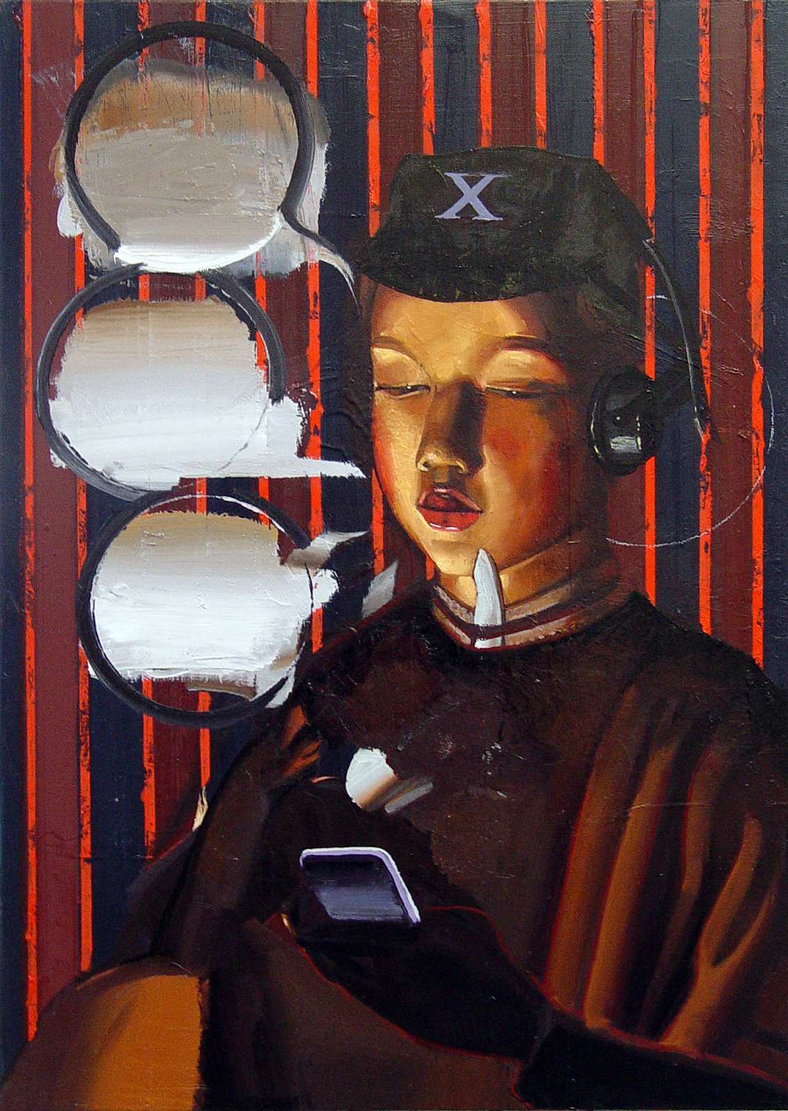 Sängerknabe 2,Painting by Rayk Goetze