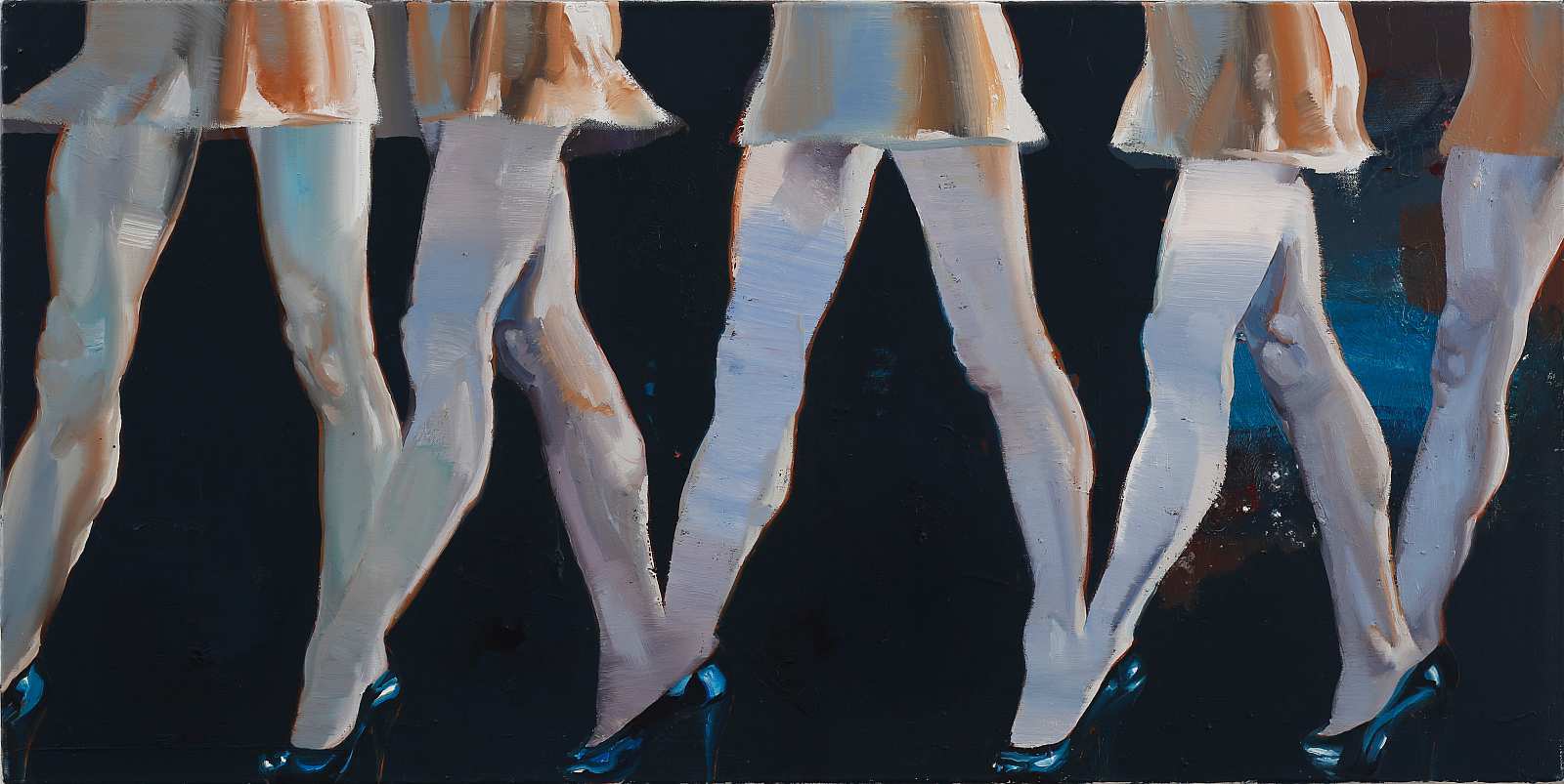 Schrittfolge 2,Painting by Rayk Goetze