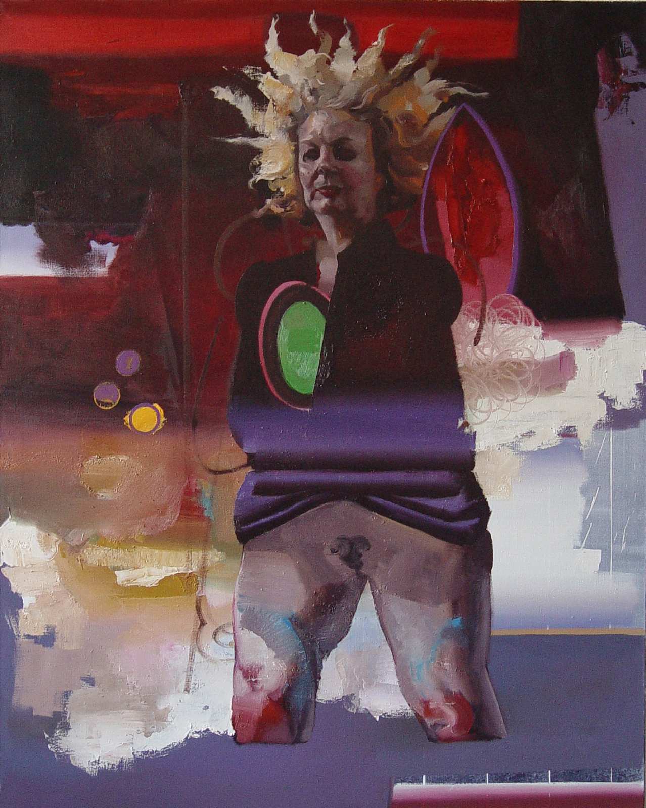 Übermutter,Painting by Rayk Goetze