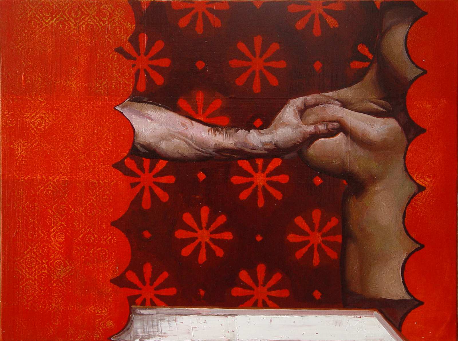 Zugriff,Painting by Rayk Goetze