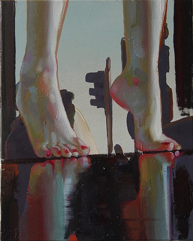 walk on tiber, Painting by Rayk Goetze