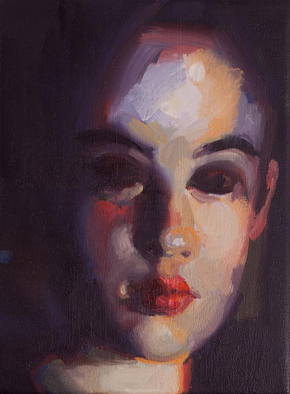 <p><em>portrait n° 07</em> | Oil on canvas | 24 × 18 cm, 2011</p>, Exhibition 