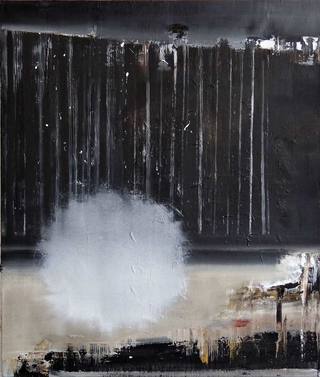 niederschlag,Painting by Rayk Goetze