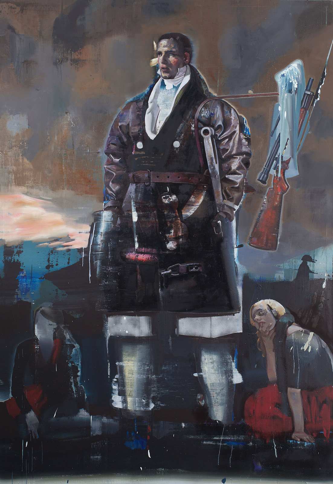 wächter,Painting by Rayk Goetze