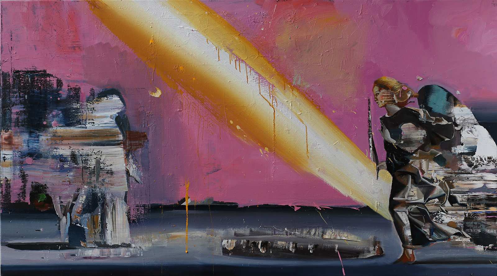 Frohe Botschaft,Painting by Rayk Goetze