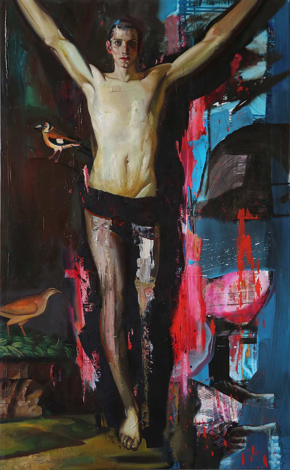 O,Painting by Rayk Goetze