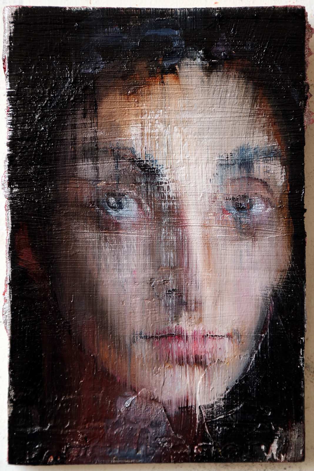 portrait 1,Painting by Rayk Goetze