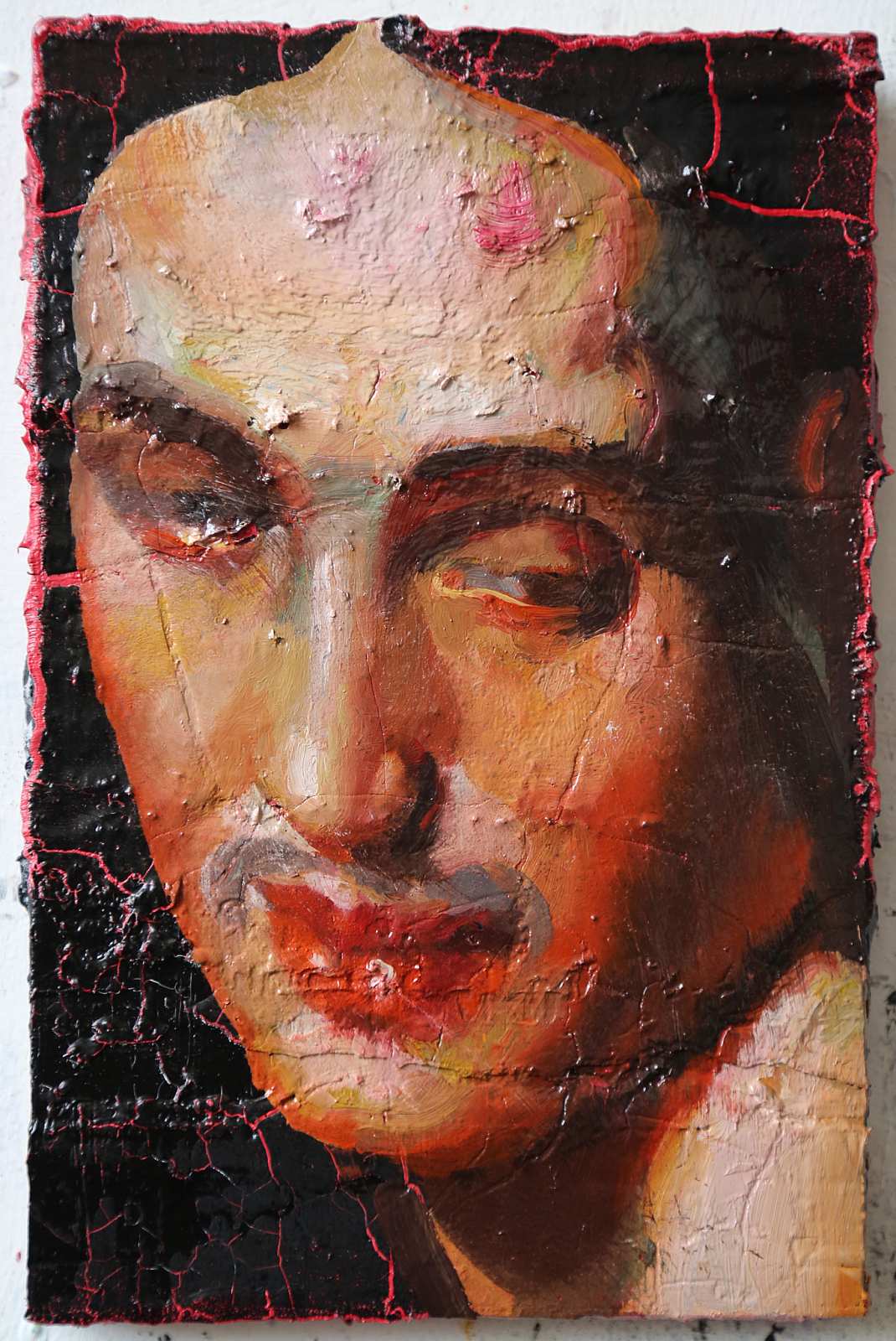 portrait 3,Painting by Rayk Goetze