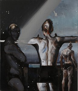 Szene,Painting by Rayk Goetze