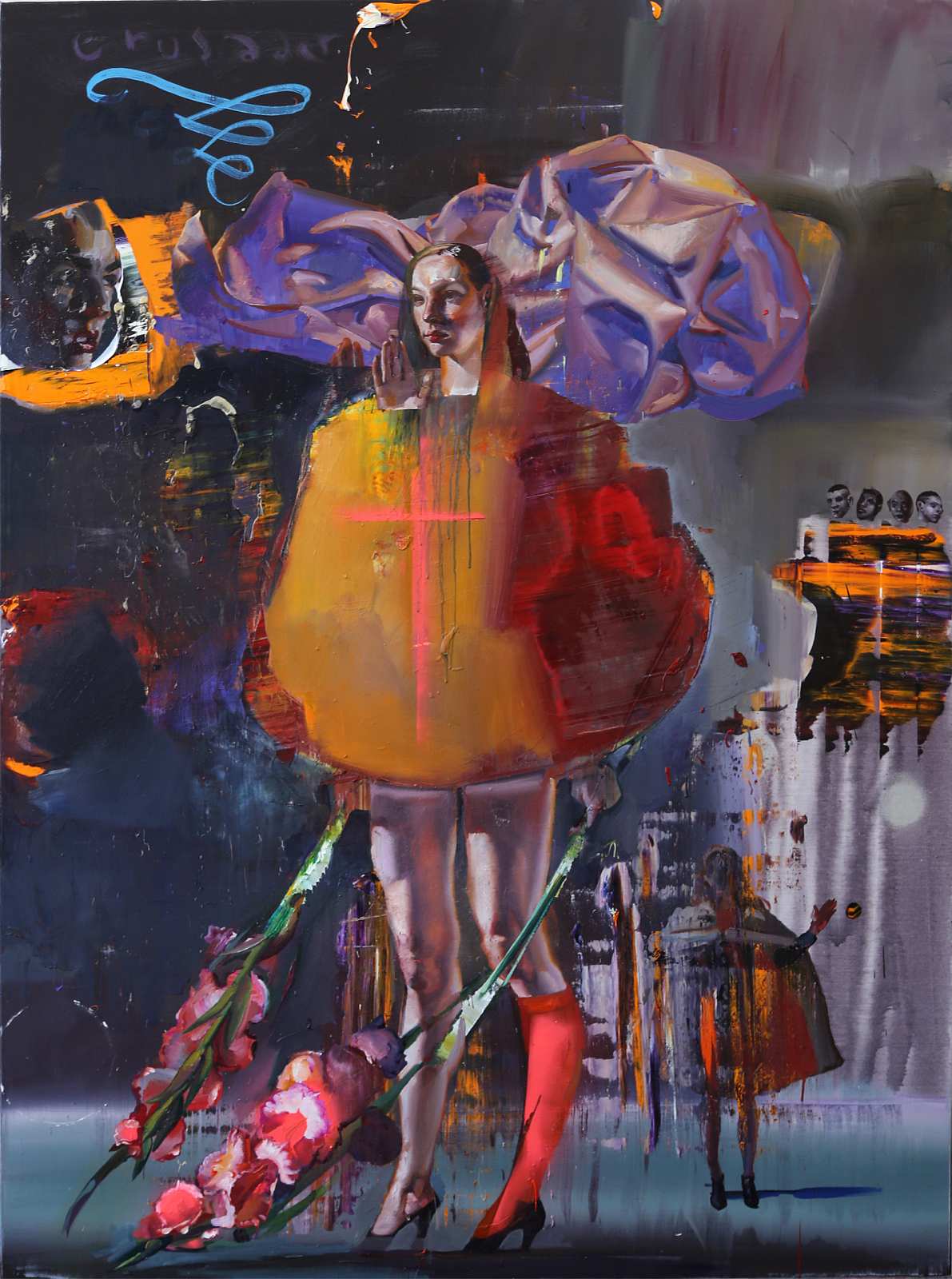 Crusader,Painting by Rayk Goetze