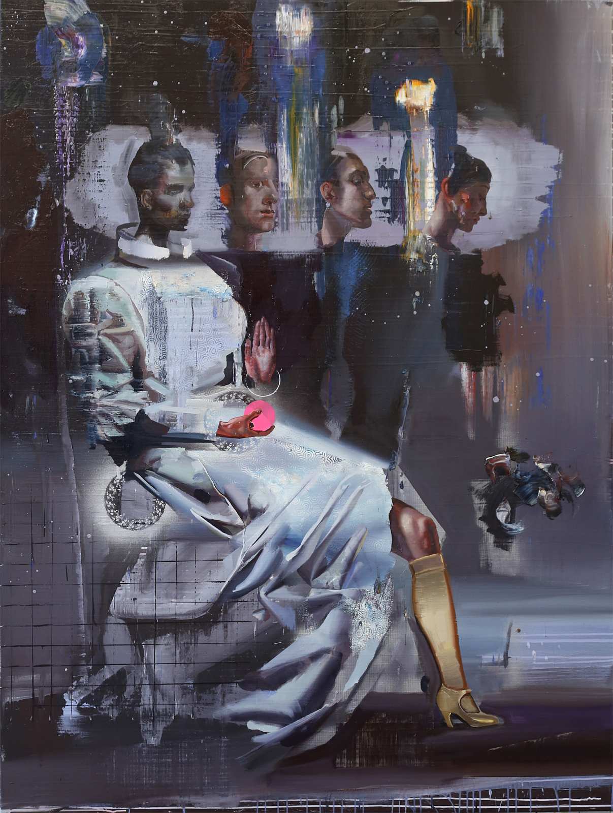 Die siebte Fee,Painting by Rayk Goetze