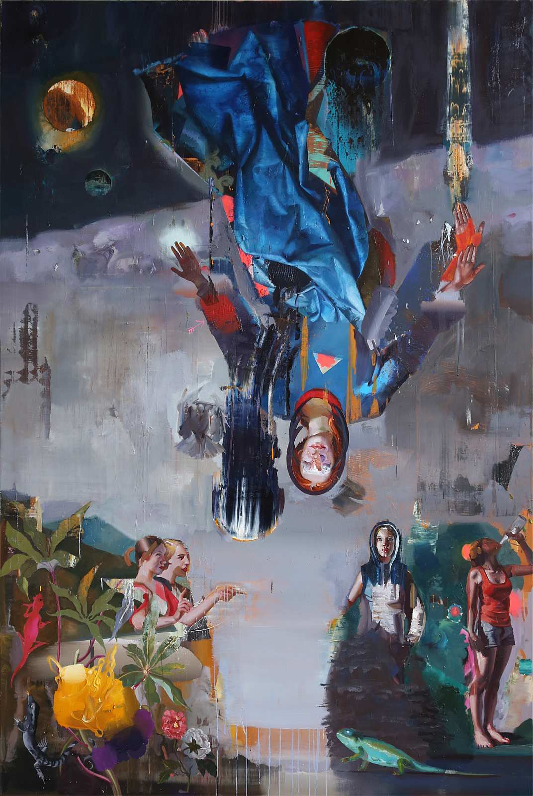 Höhere Gewalt,Painting by Rayk Goetze