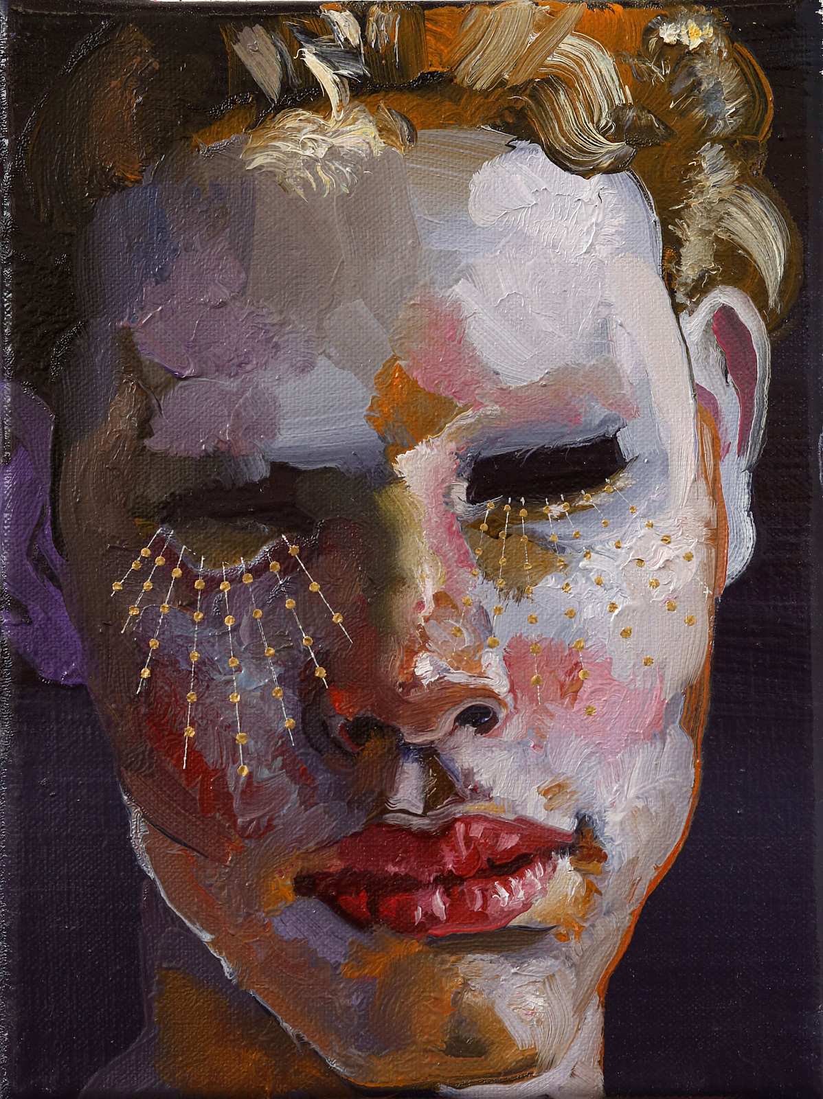 Portrait N°17 (Seherin),Painting by Rayk Goetze
