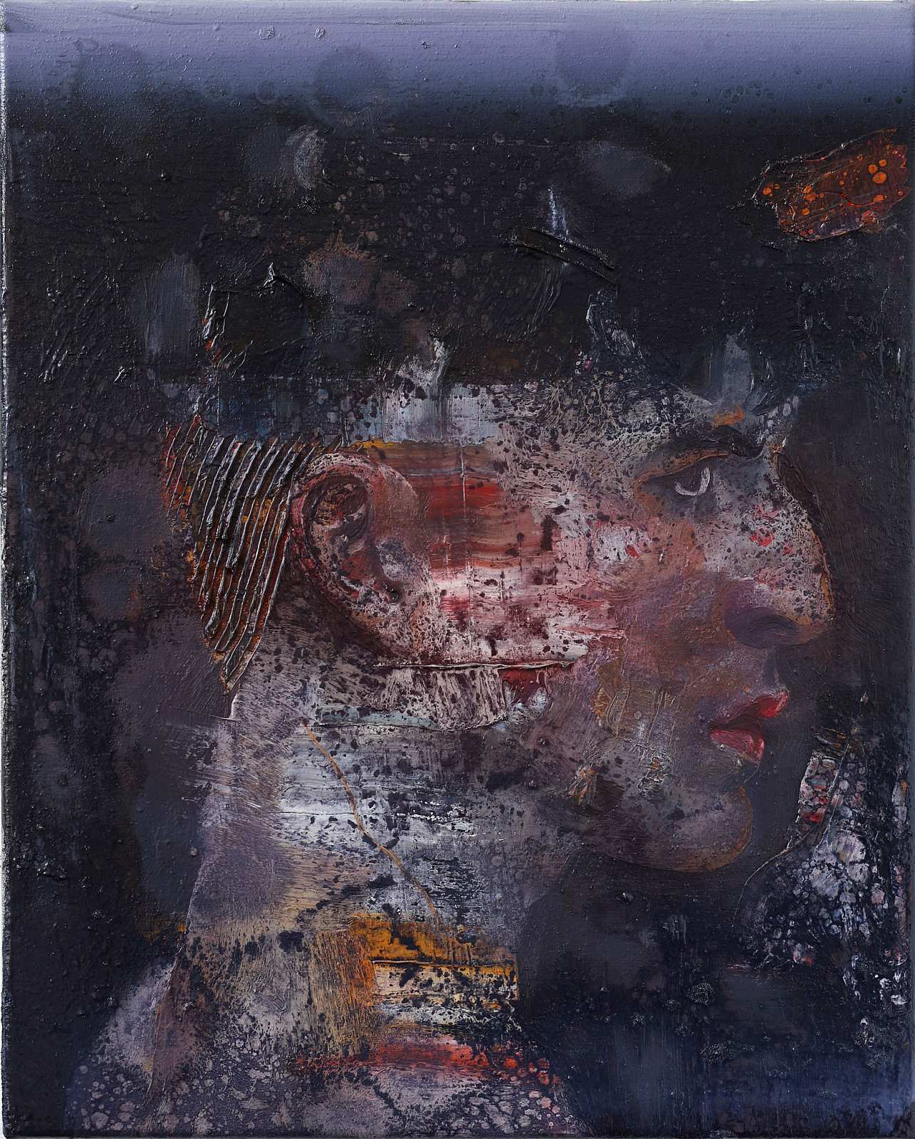 Profiler,Painting by Rayk Goetze