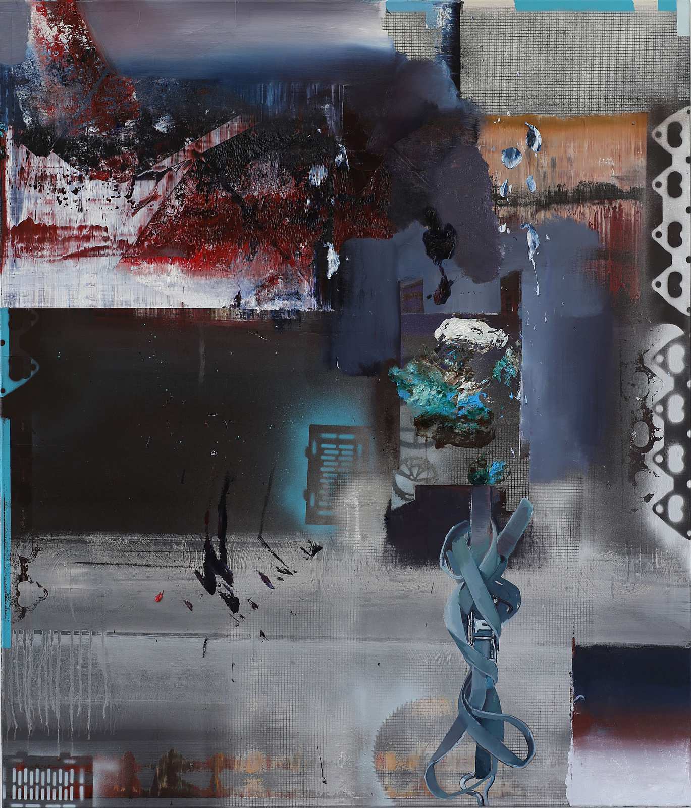 Anordnung,Painting by Rayk Goetze