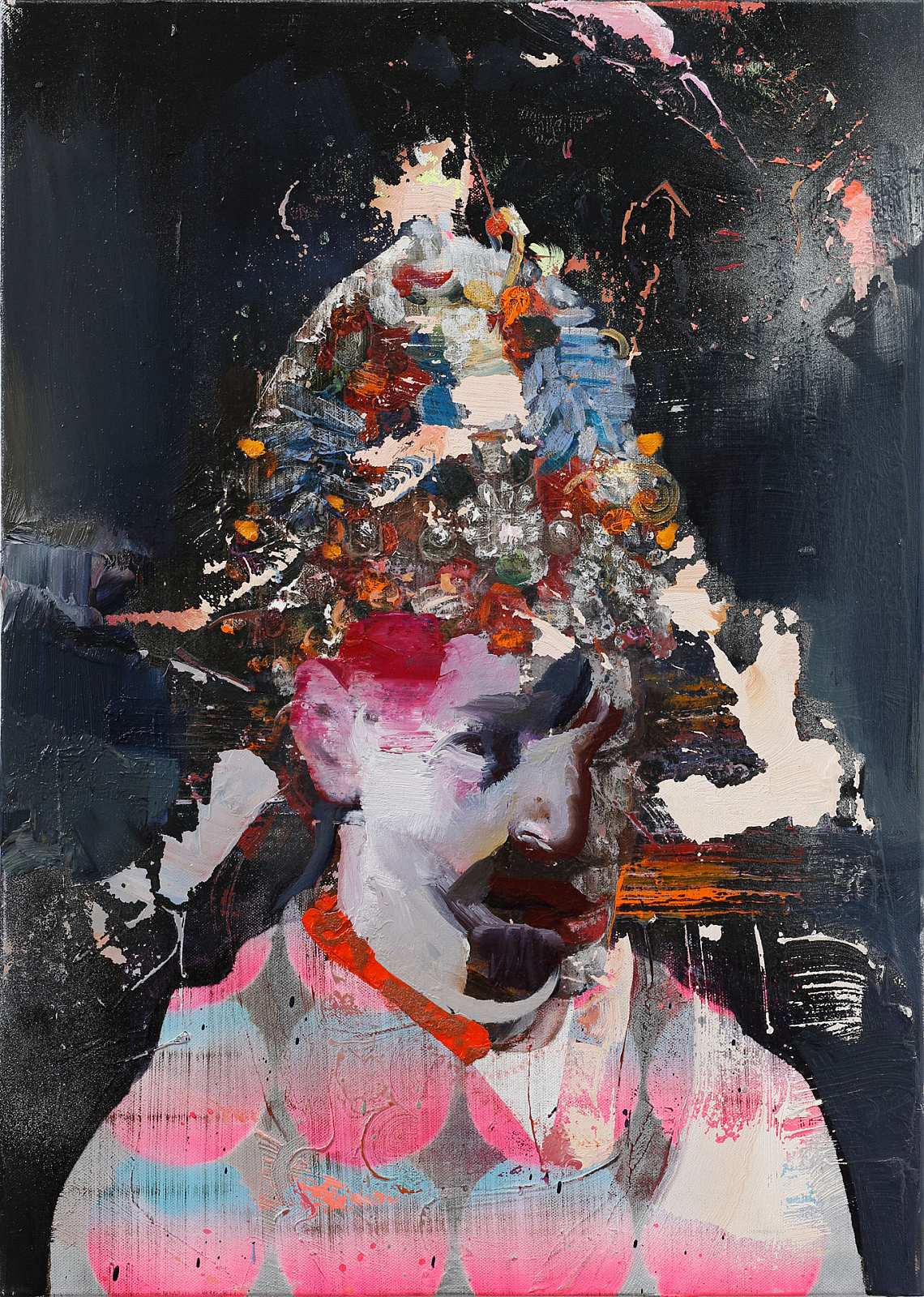 Bad King,Painting by Rayk Goetze