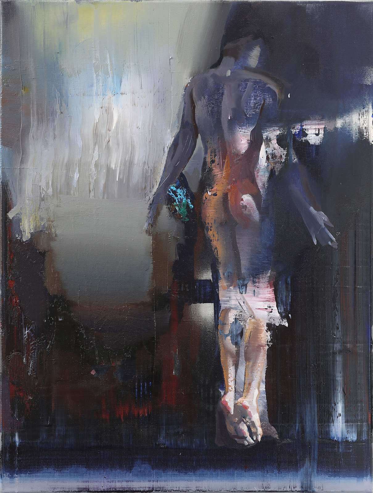 Der Fall,Painting by Rayk Goetze