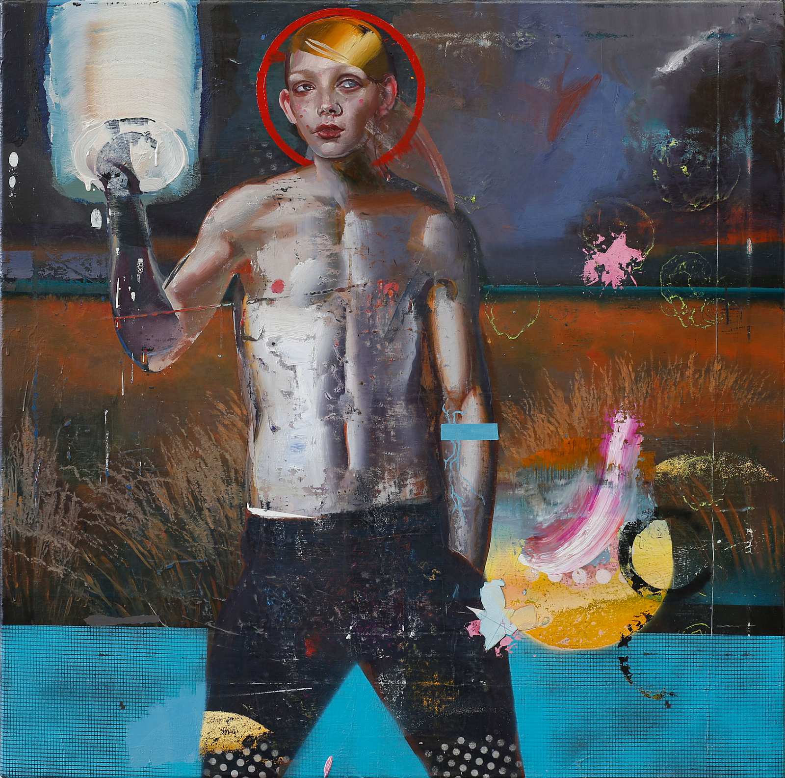 Hans im Glück,Painting by Rayk Goetze