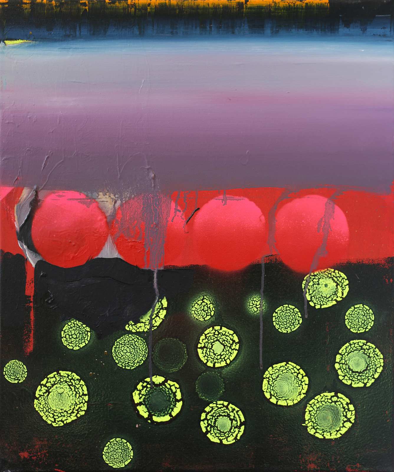 Paradiesgarten,Painting by Rayk Goetze