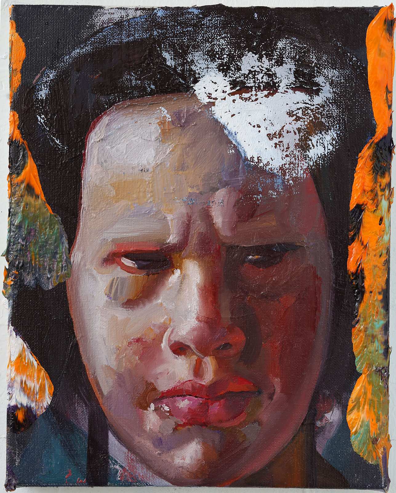 Portrait Nr.13,Painting by Rayk Goetze