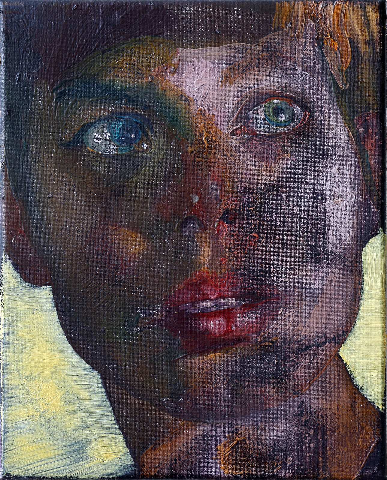 Portrait Nr.17,Painting by Rayk Goetze