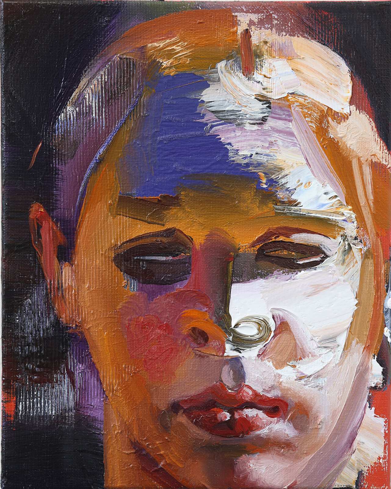 Portrait Nr.1,Painting by Rayk Goetze