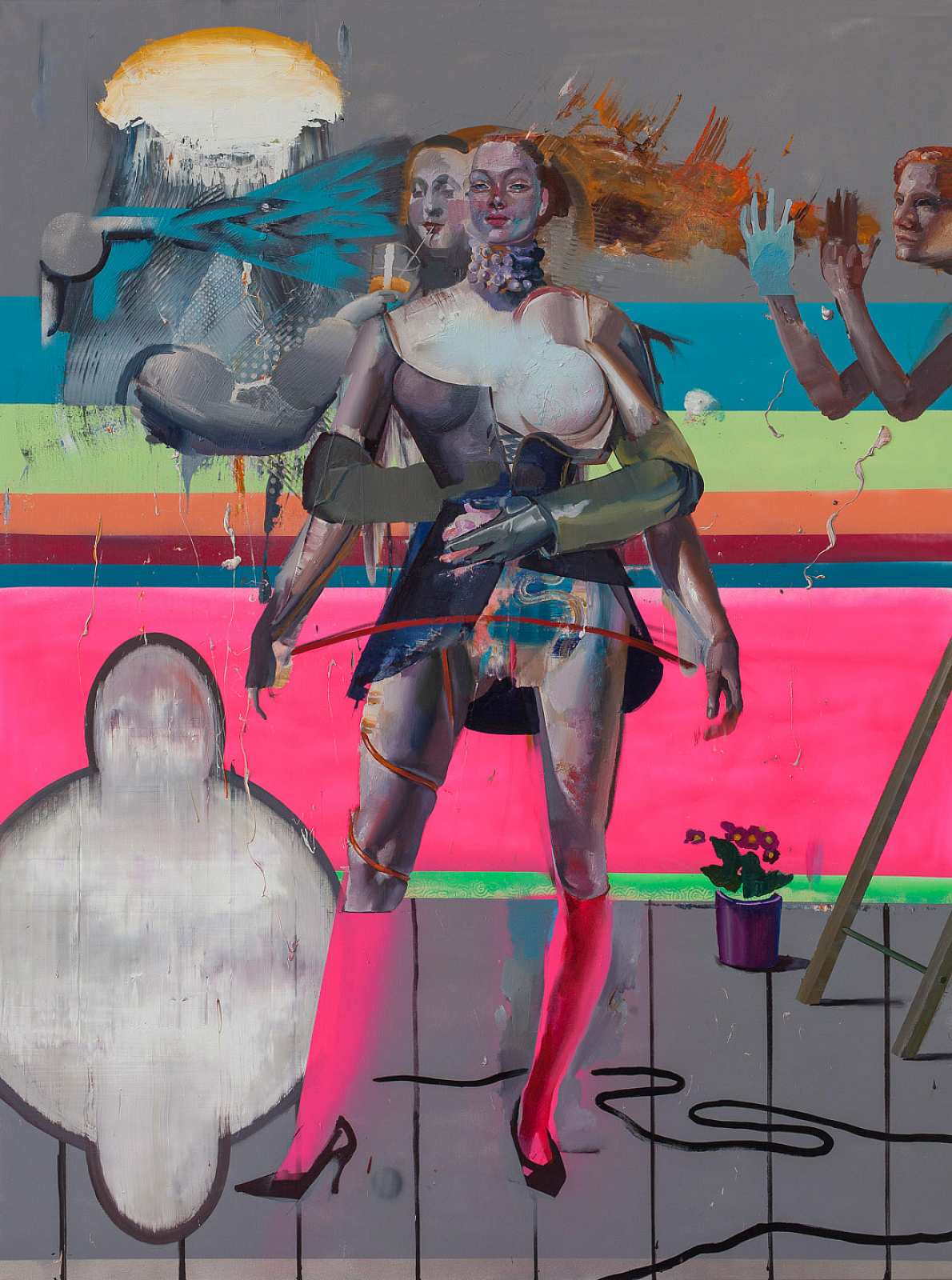 Strawberry Set,Painting by Rayk Goetze