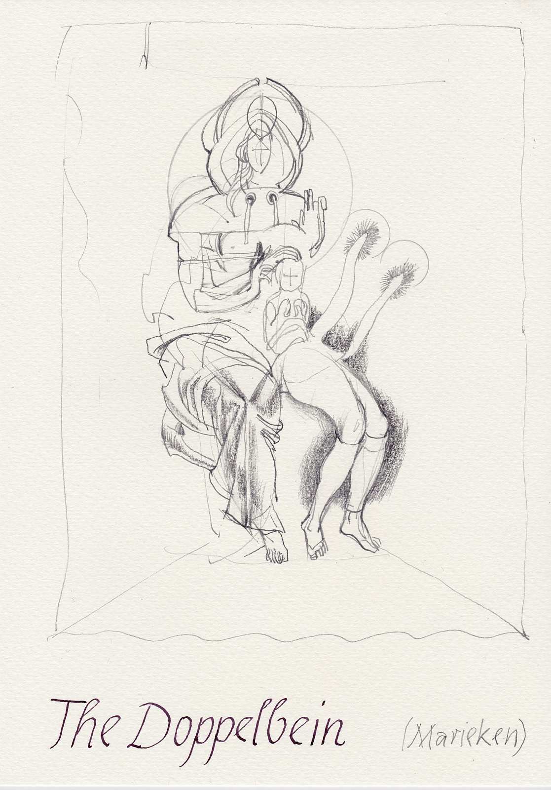 Madonna (The Doppelbein),Painting by Rayk Goetze