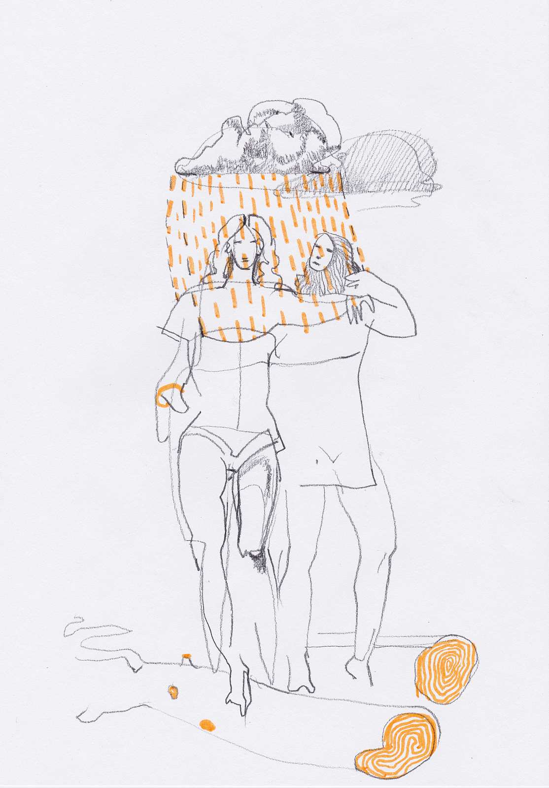 Schwebebalg (Die Freundinnen),Painting by Rayk Goetze