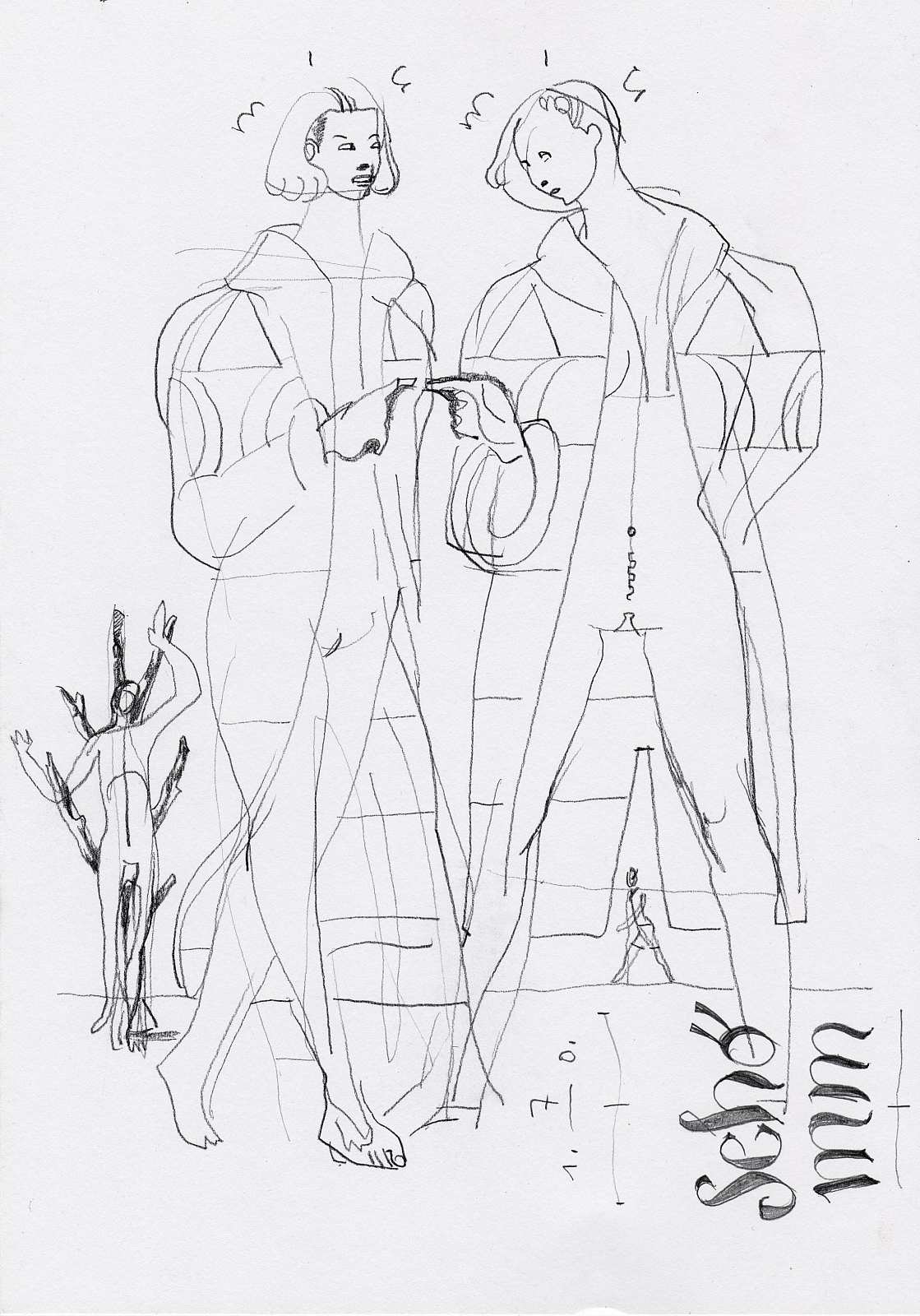 Stille Post,Painting by Rayk Goetze