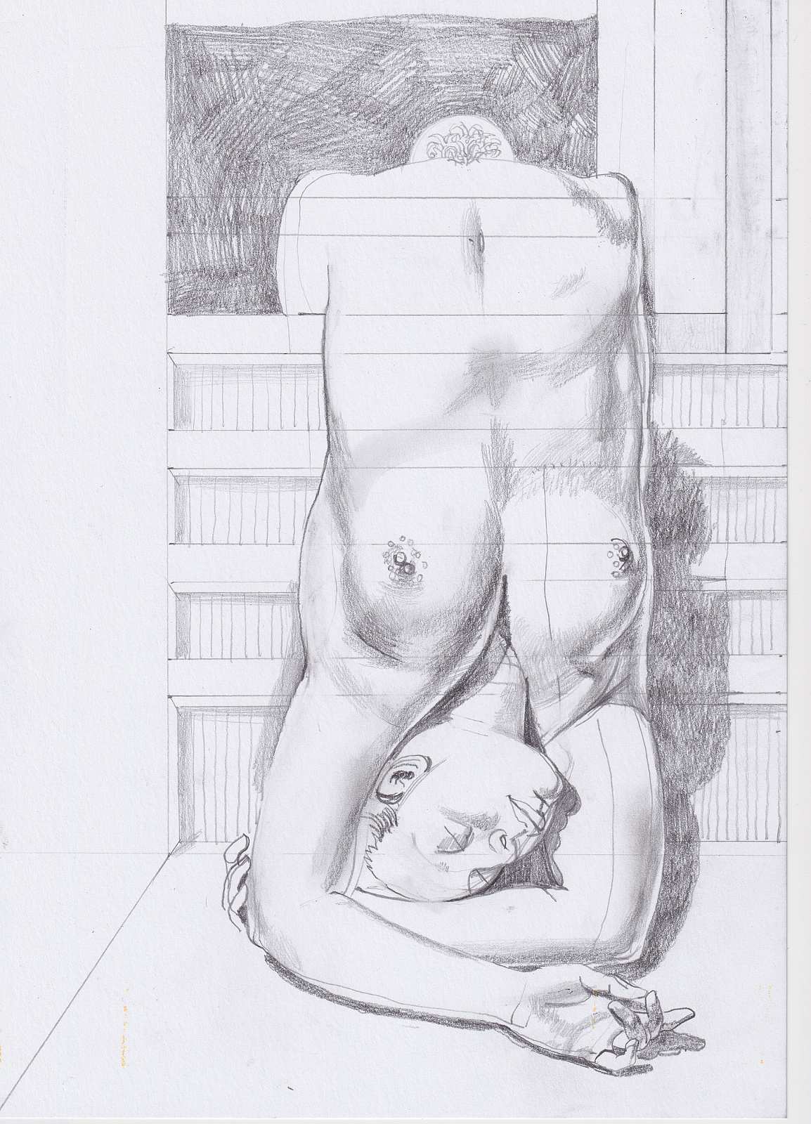 Aushang,Painting by Rayk Goetze