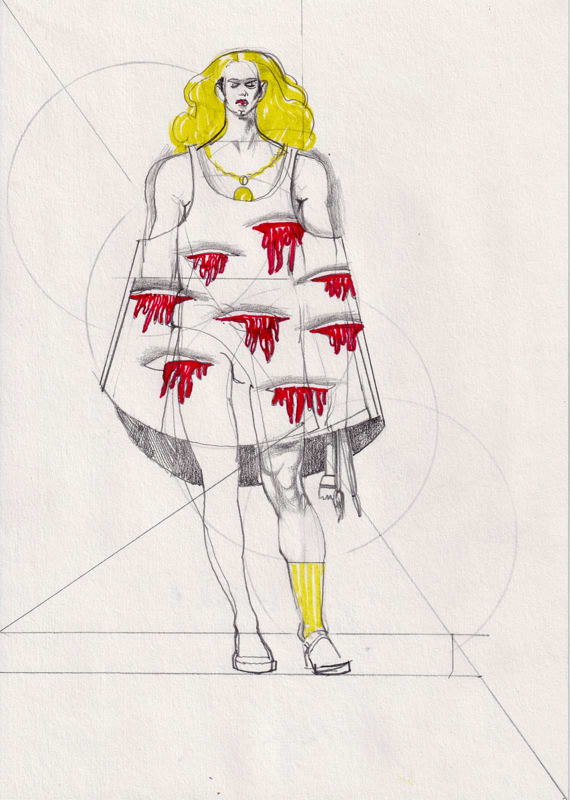 Dress to Leid,Painting by Rayk Goetze