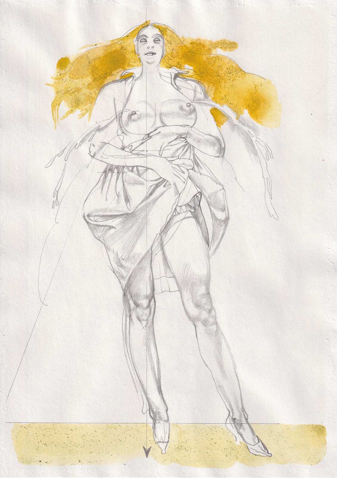 Große Mutter,Painting by Rayk Goetze