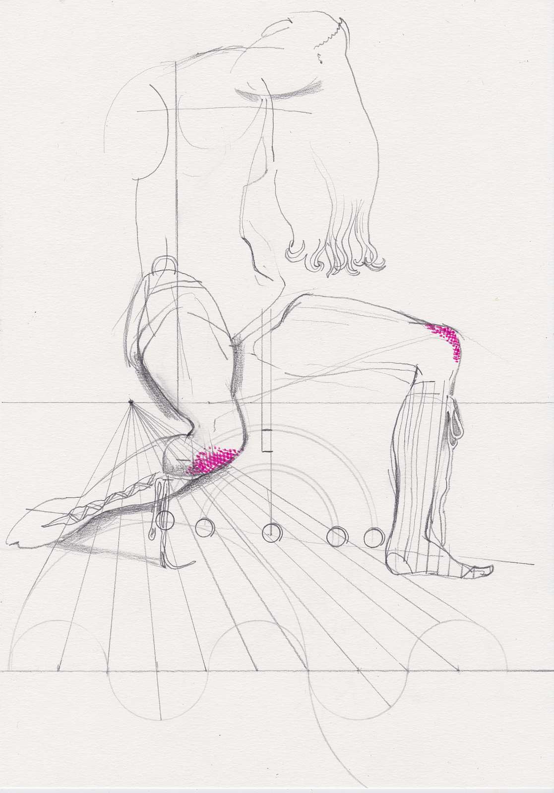 Sitting (1),Painting by Rayk Goetze