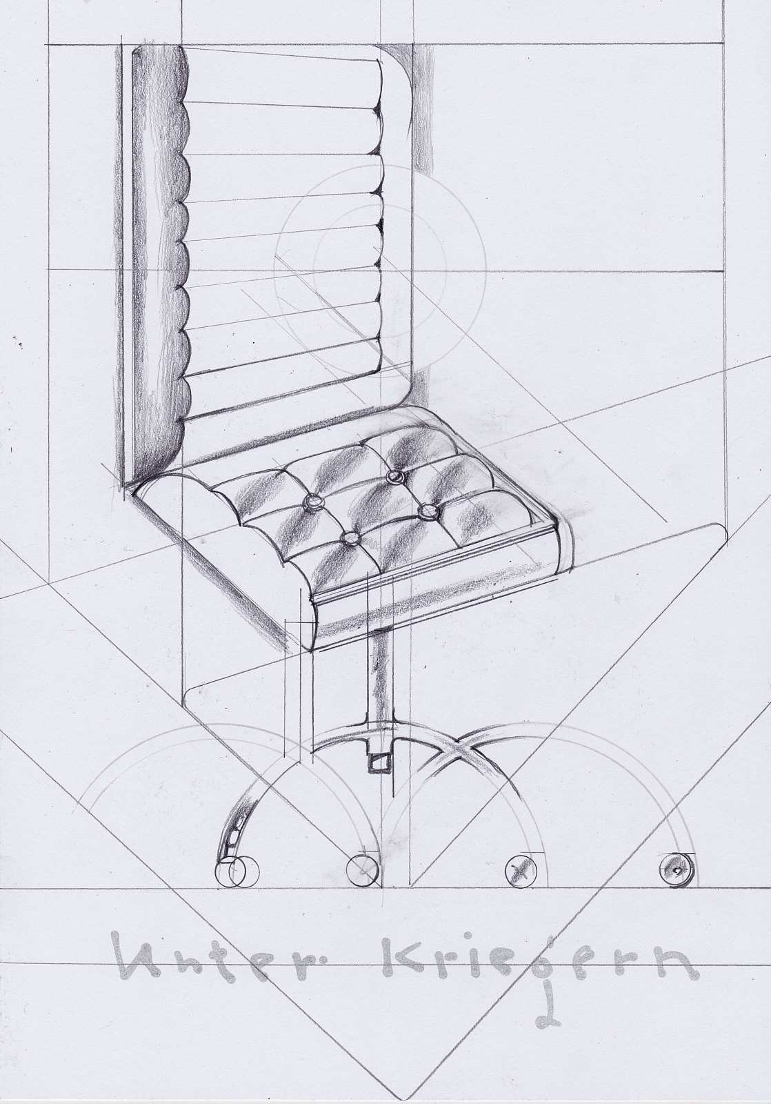 Sitzmöbel (3),Painting by Rayk Goetze
