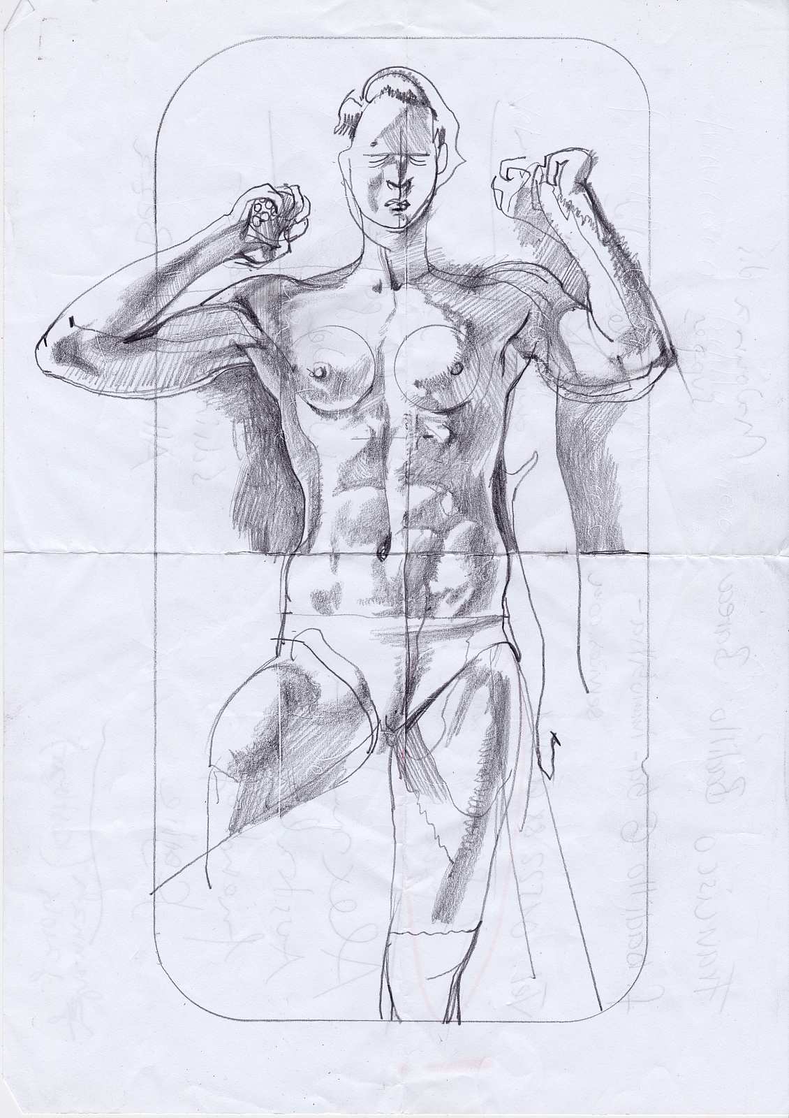 Wurf (Studie 1),Painting by Rayk Goetze