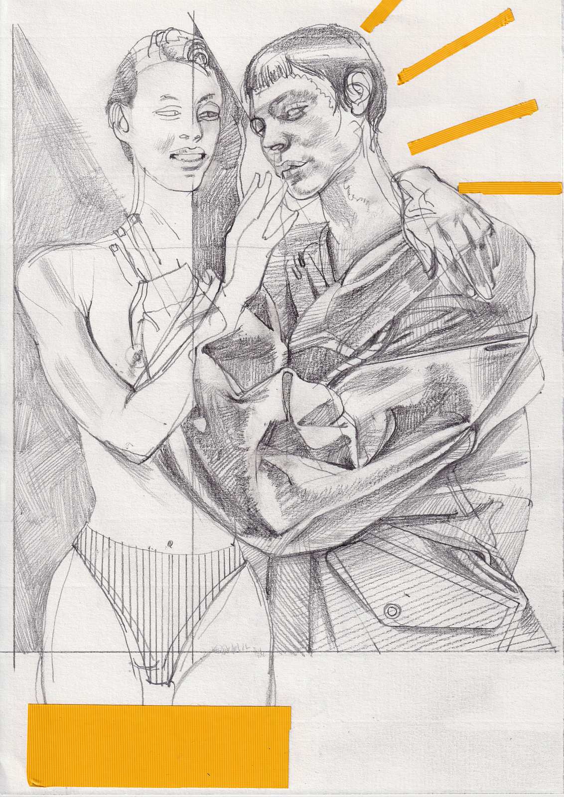 Zärtliche Zeiten (1),Painting by Rayk Goetze