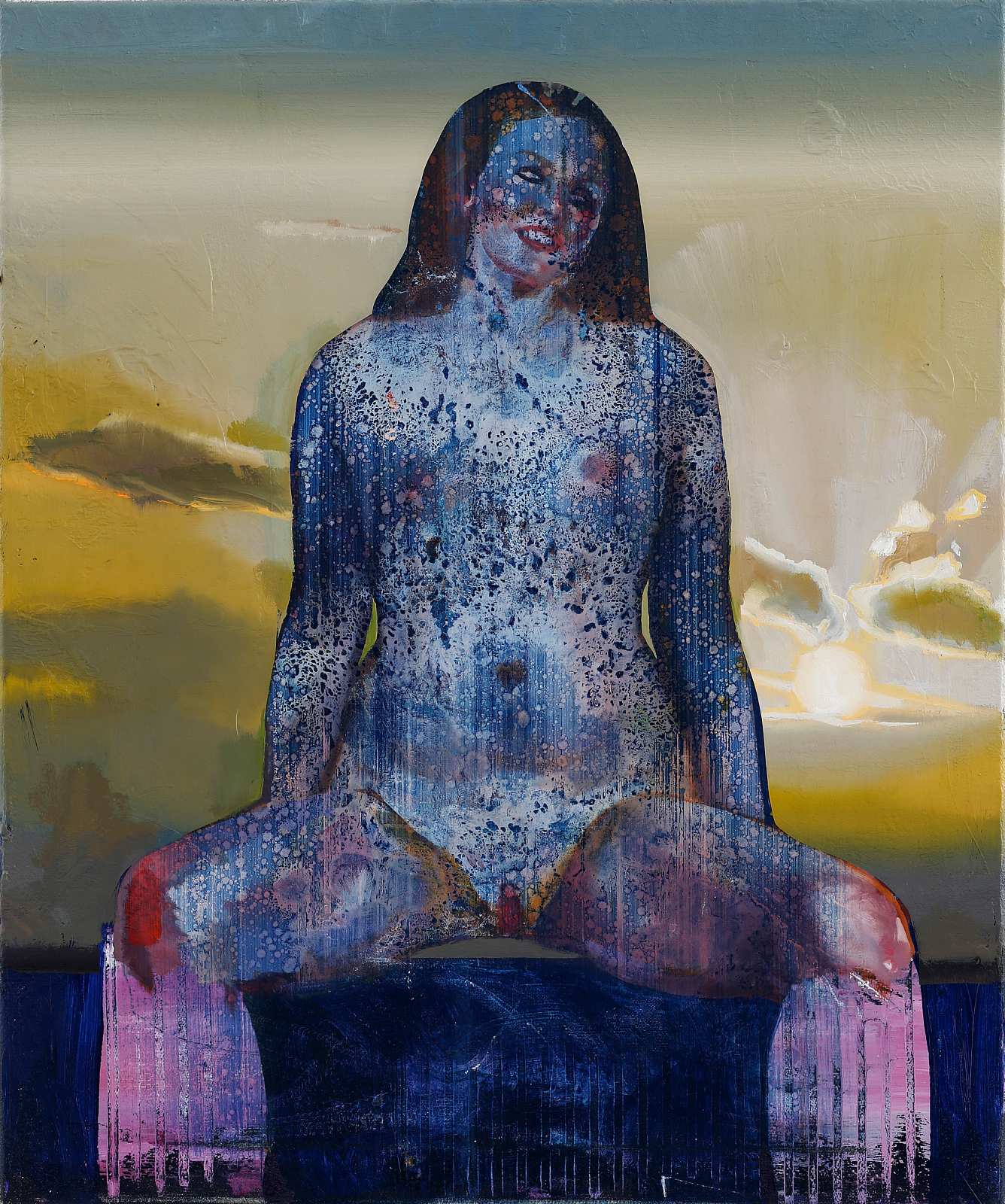 Bei Sonnenaufgang,Painting by Rayk Goetze