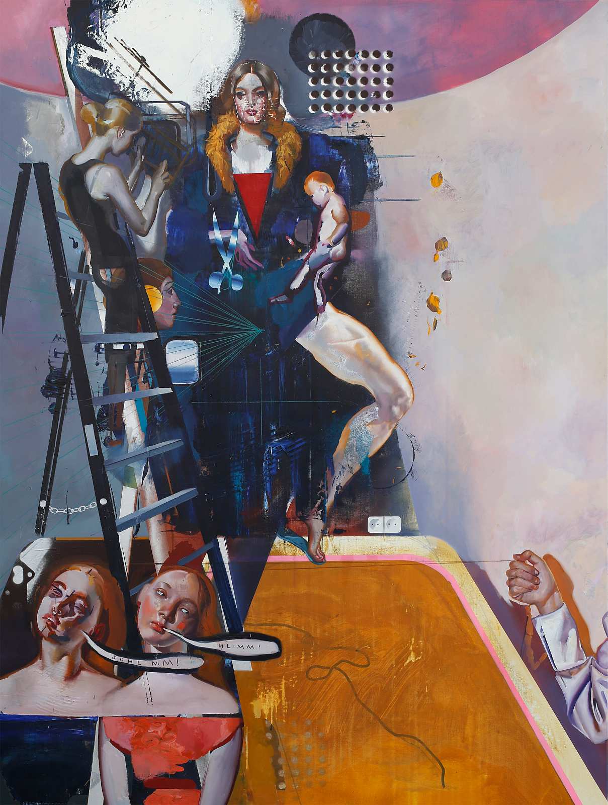 Marieenstudio (Schlimm,Schlimm),Painting by Rayk Goetze