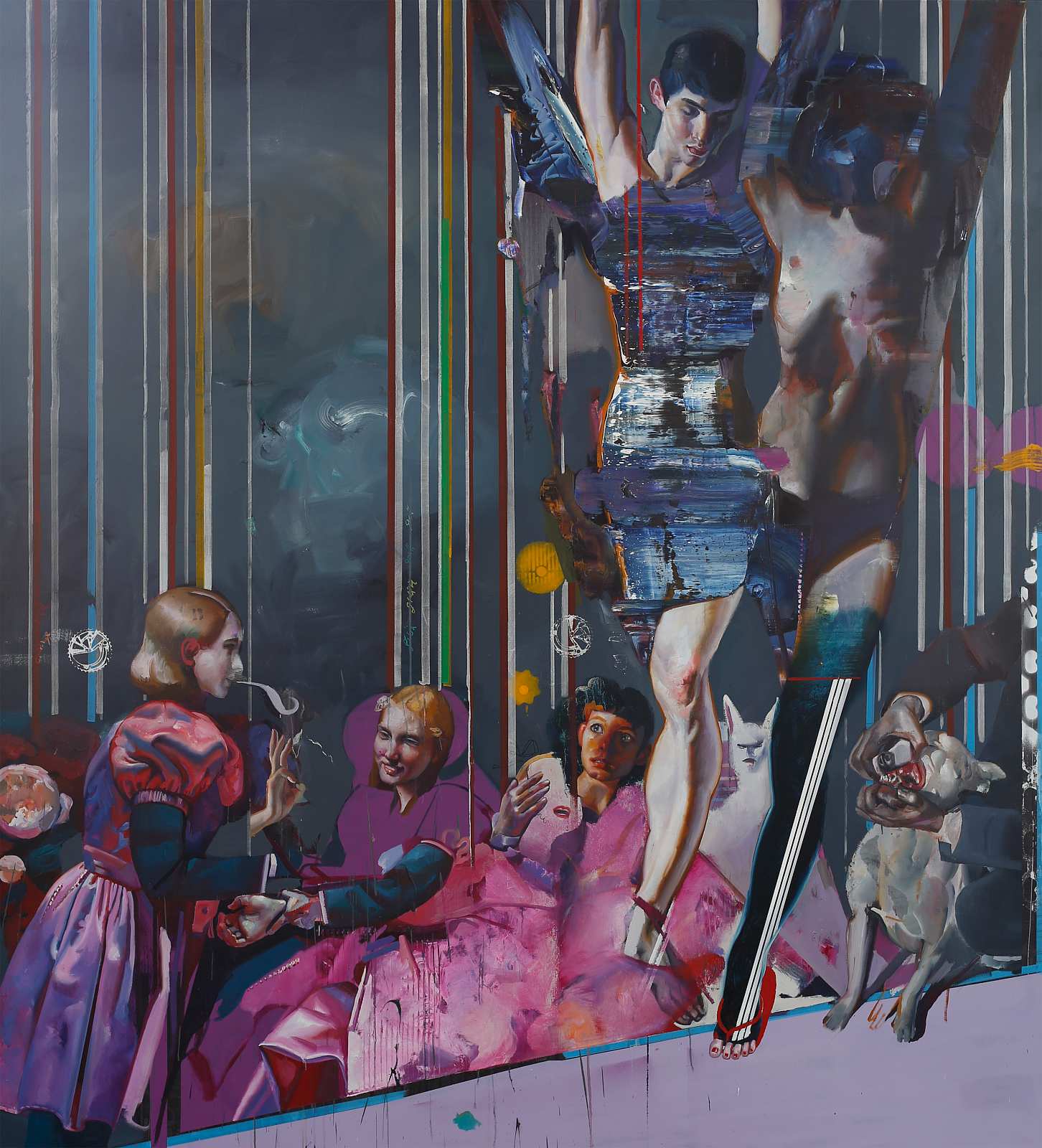 Pas de Deux,Painting by Rayk Goetze