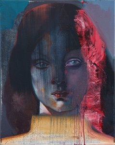 The Unknown (Portrait N°6),Painting by Rayk Goetze