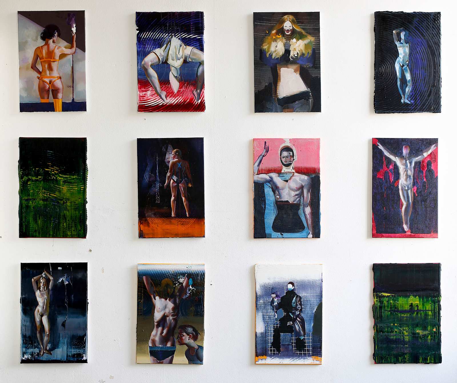 Block,Painting by Rayk Goetze