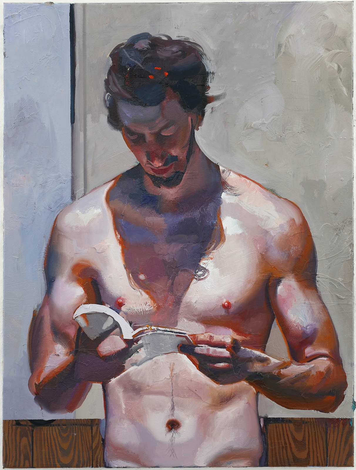 The Poet,Painting by Rayk Goetze