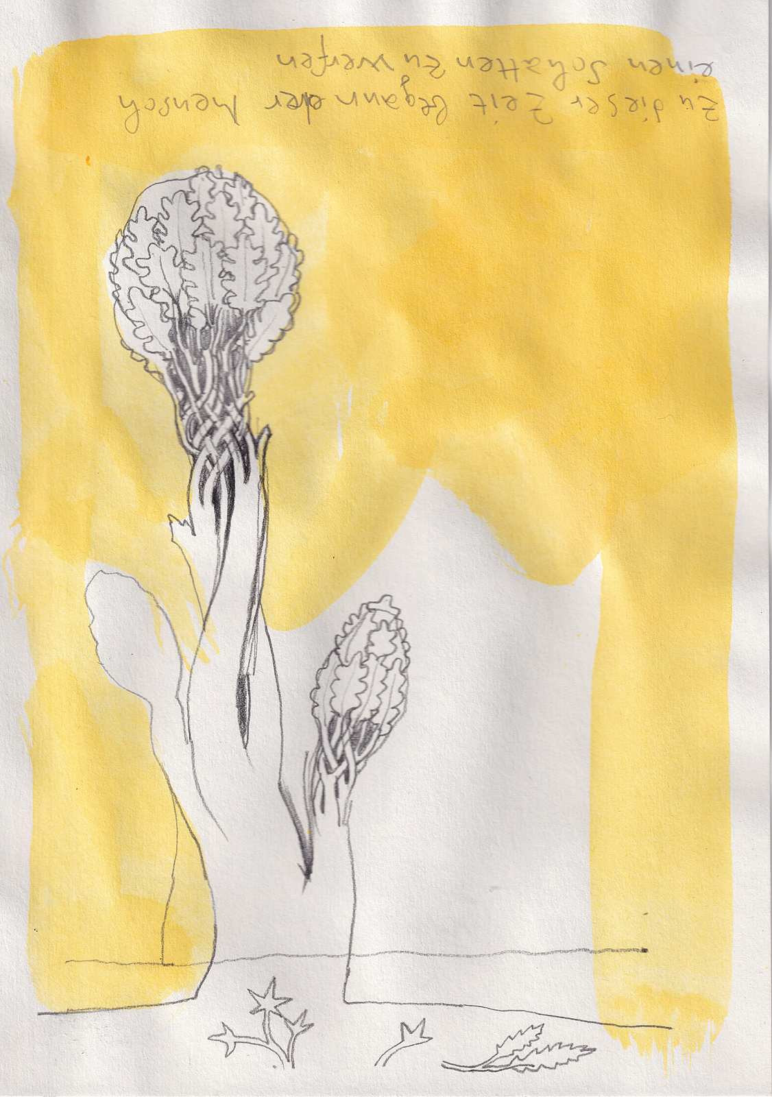 Baumstudie,Painting by Rayk Goetze