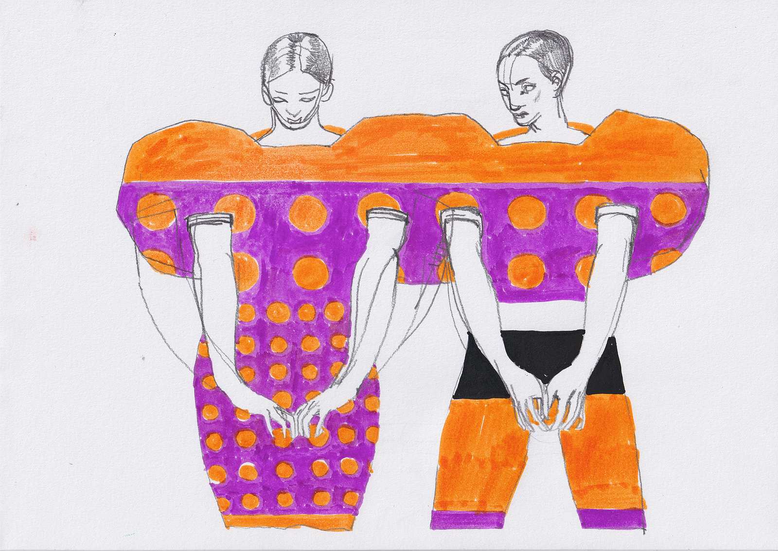 Handhabung,Painting by Rayk Goetze