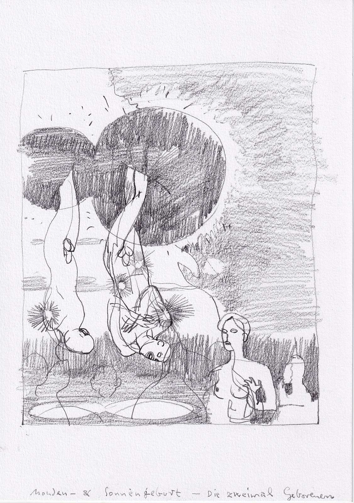 Zweimalgeboren,Painting by Rayk Goetze