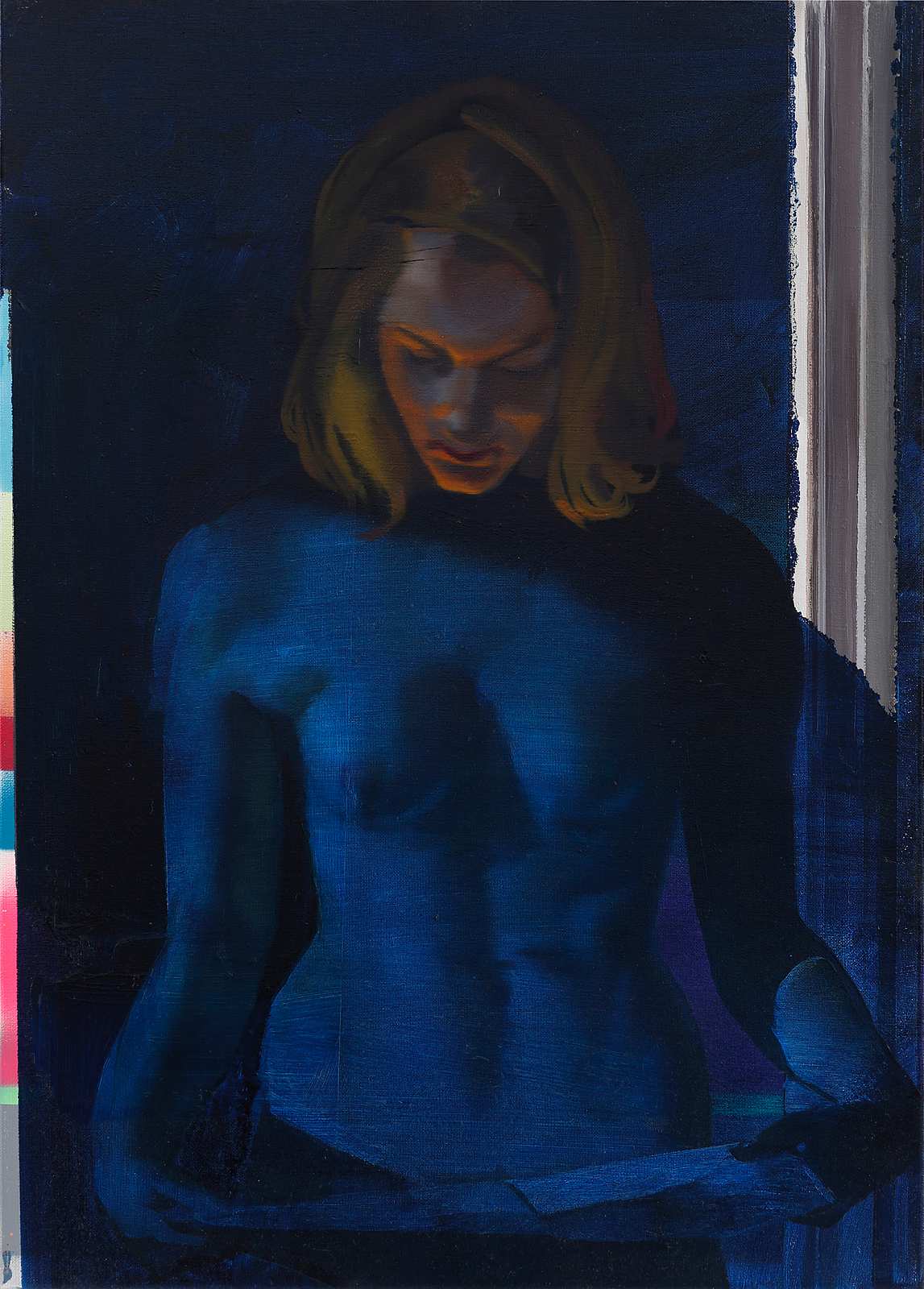 Die Botschaft,Painting by Rayk Goetze