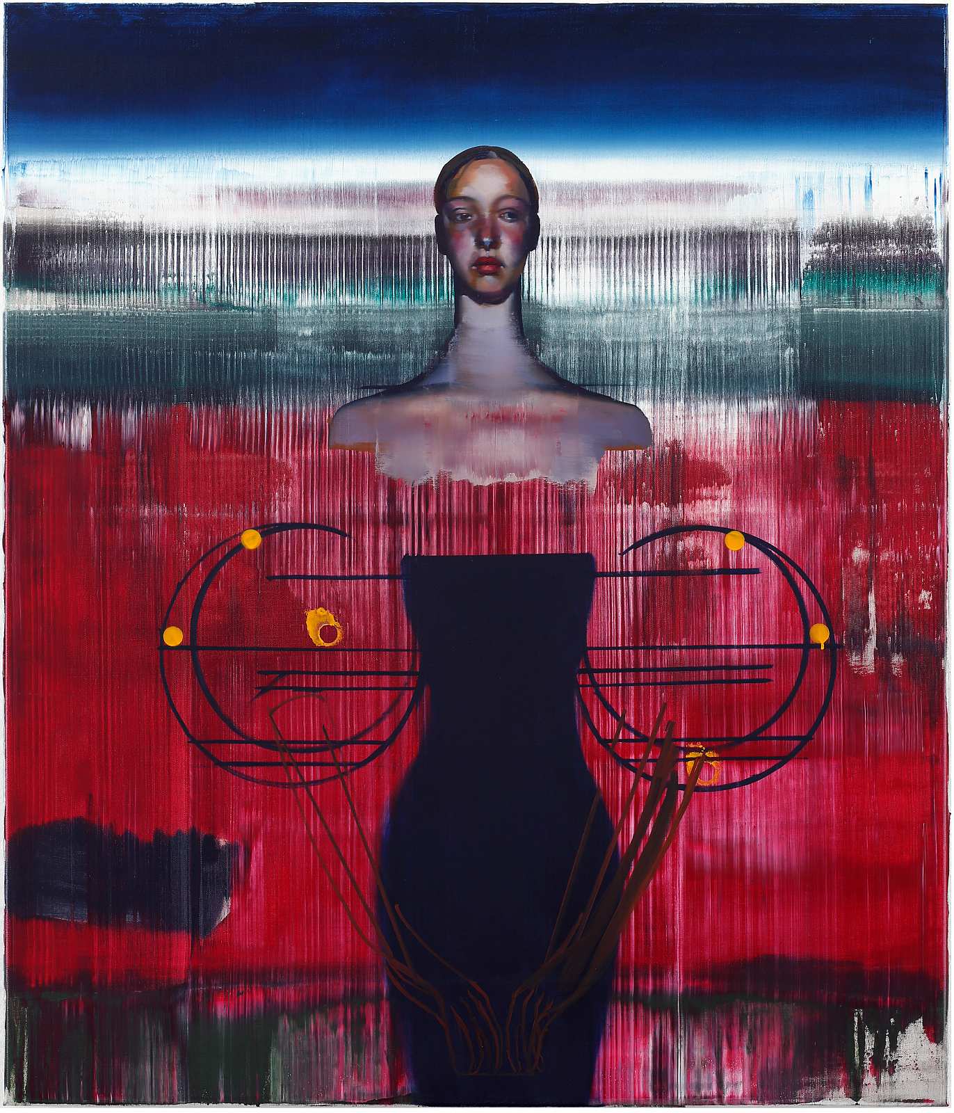 Hoheit (3),Painting by Rayk Goetze