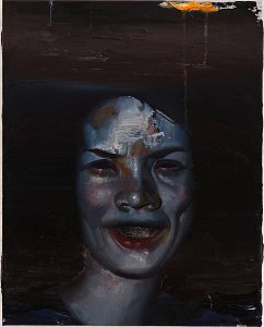Mask,Painting by Rayk Goetze